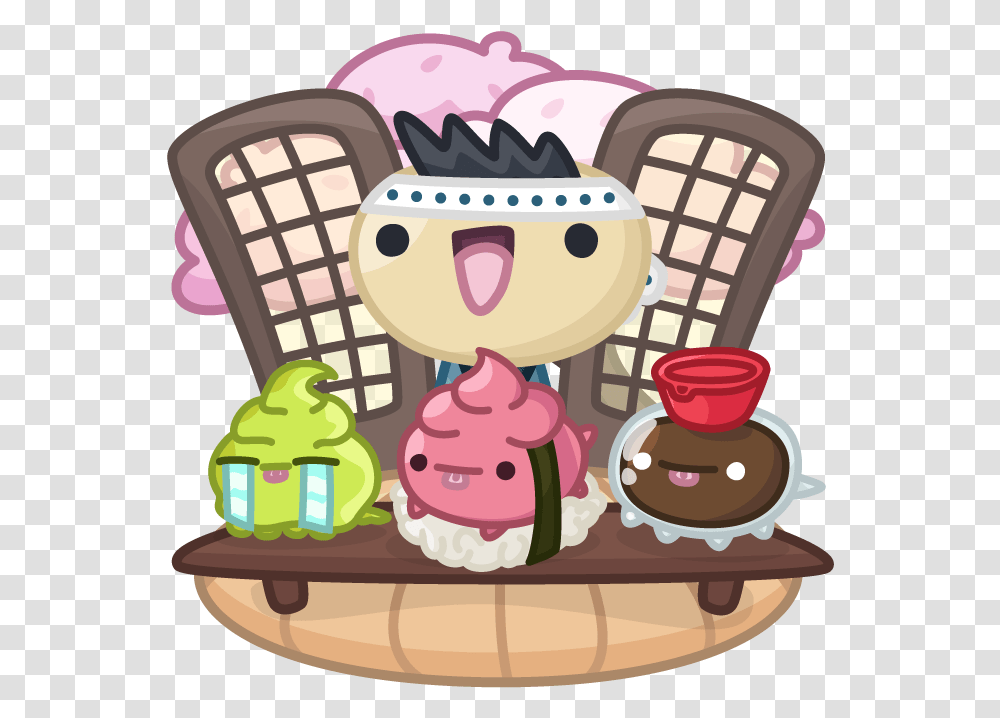 Bento Box Pack Cartoon, Sweets, Food, Chair, Furniture Transparent Png