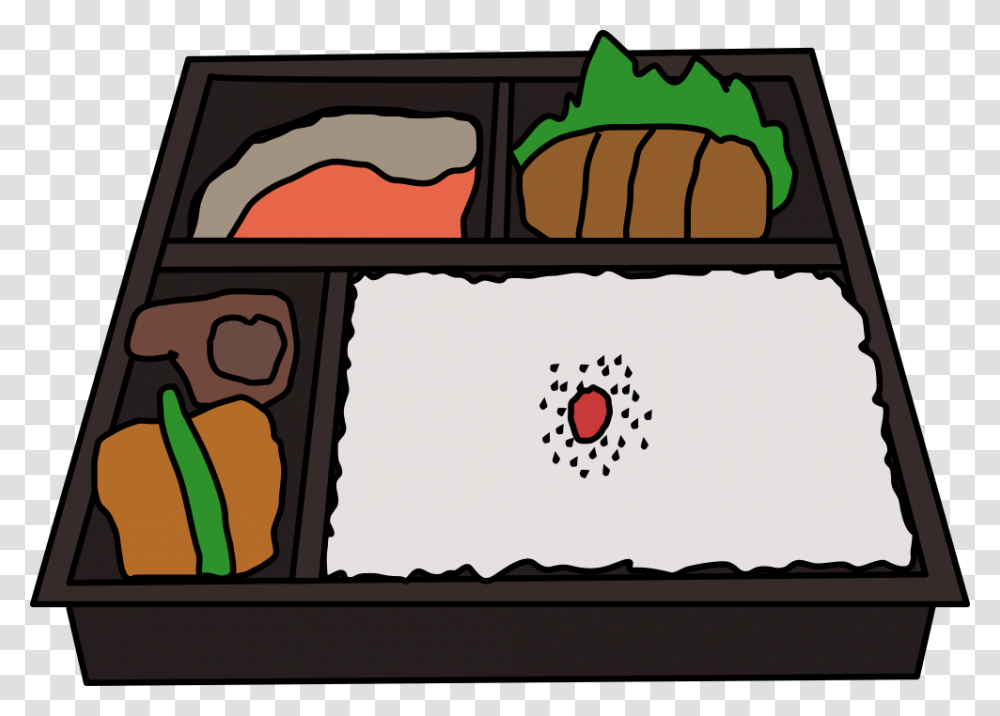 Bento Lunchbox Japanese Lunch Clipart, Furniture, Mailbox, Plant, Food Transparent Png