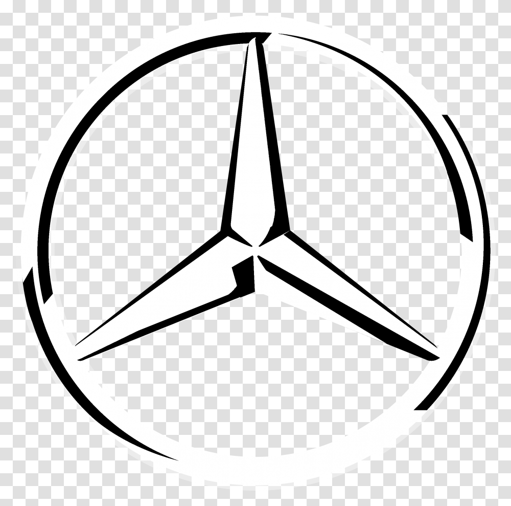Benz Logo, Star Symbol, Lamp, Trademark Transparent Png