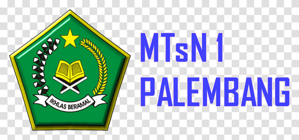 Beranda Website Mts Negeri 1 Kota Palembang Emblem, Text, Symbol, Label, Logo Transparent Png