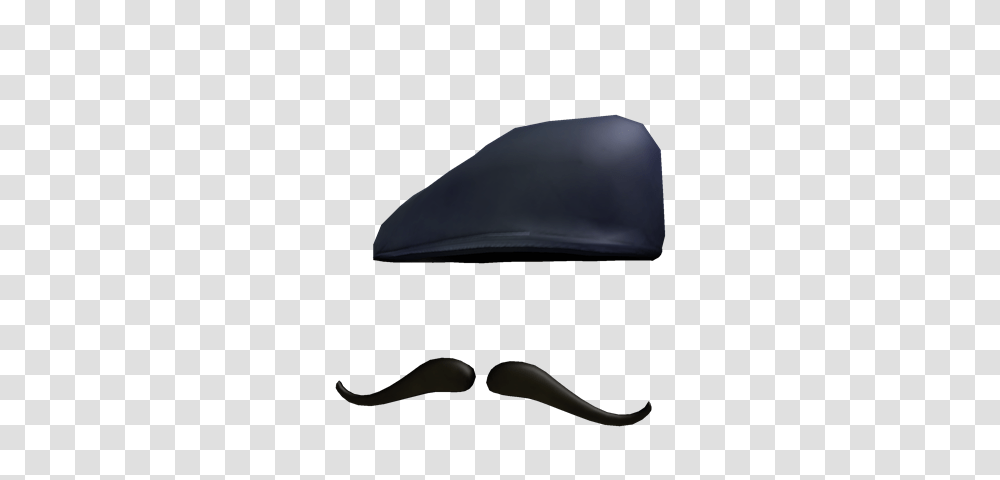 Beret With Mustache Roblox Wikia Fandom Beret And Moustache, Lamp, Clothing, Metropolis, Helmet Transparent Png