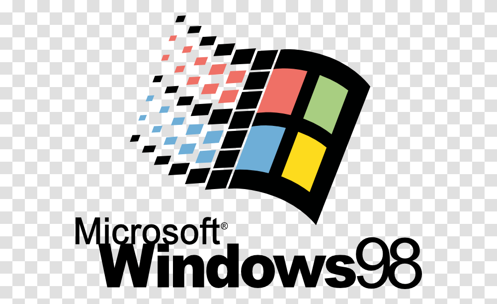 Berita Teknologi Perkembangan Dan Macam Macam Windows Windows 98 Logo Svg, Clock, Digital Clock Transparent Png