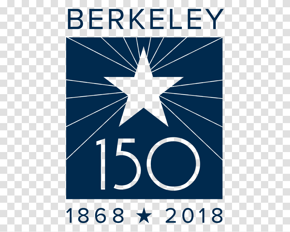 Berkeley 150 Years Of Light, Star Symbol, Number Transparent Png
