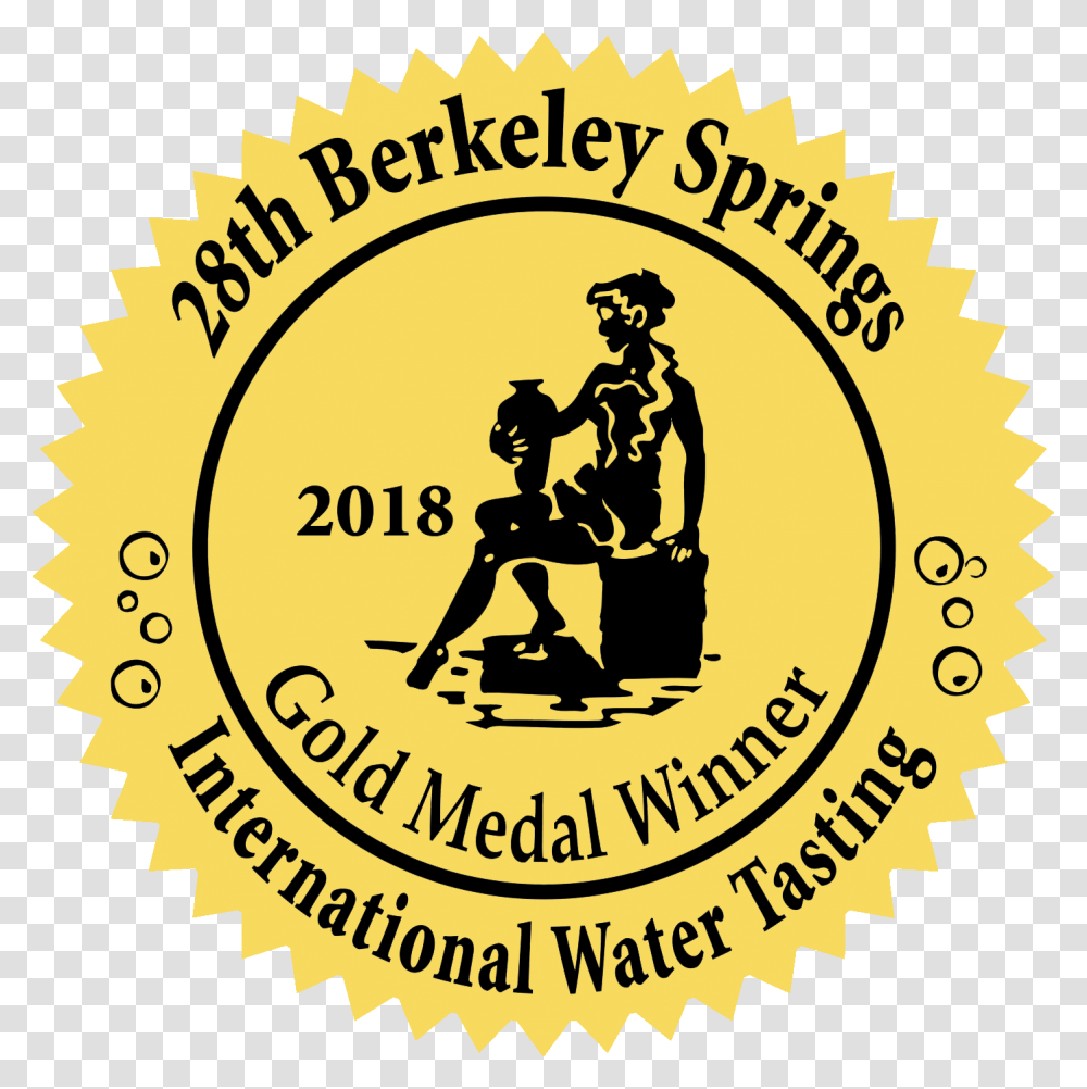 Berkeley Springs International Water Tasting Gold Medal, Logo, Trademark Transparent Png