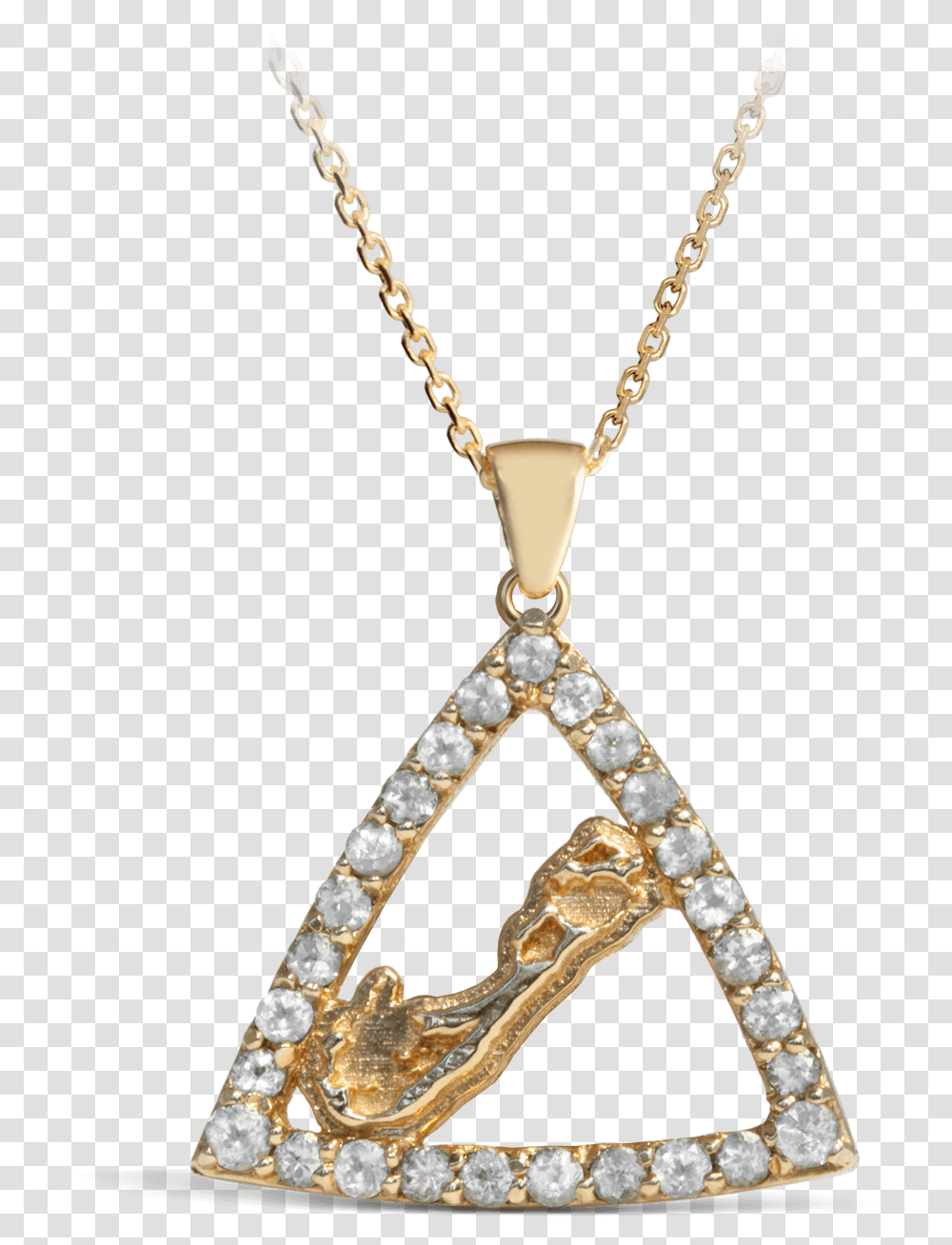 Bermuda Map With Diamonds Pendant Yellow Gold Pendant, Accessories, Accessory, Jewelry, Locket Transparent Png