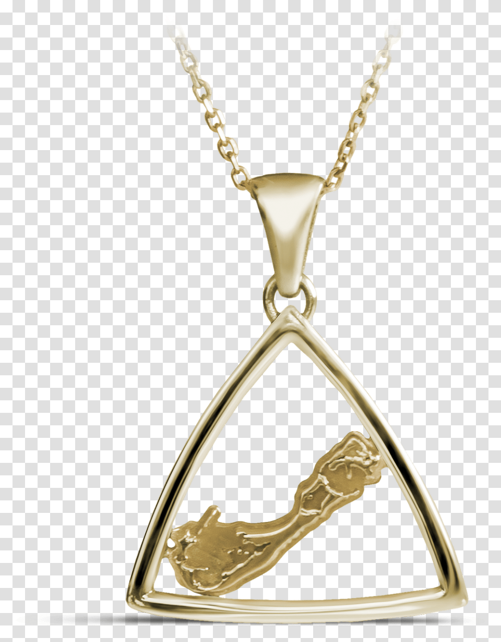 Bermuda Triangle Map In Yellow Gold Locket, Pendant, Jewelry, Accessories, Accessory Transparent Png