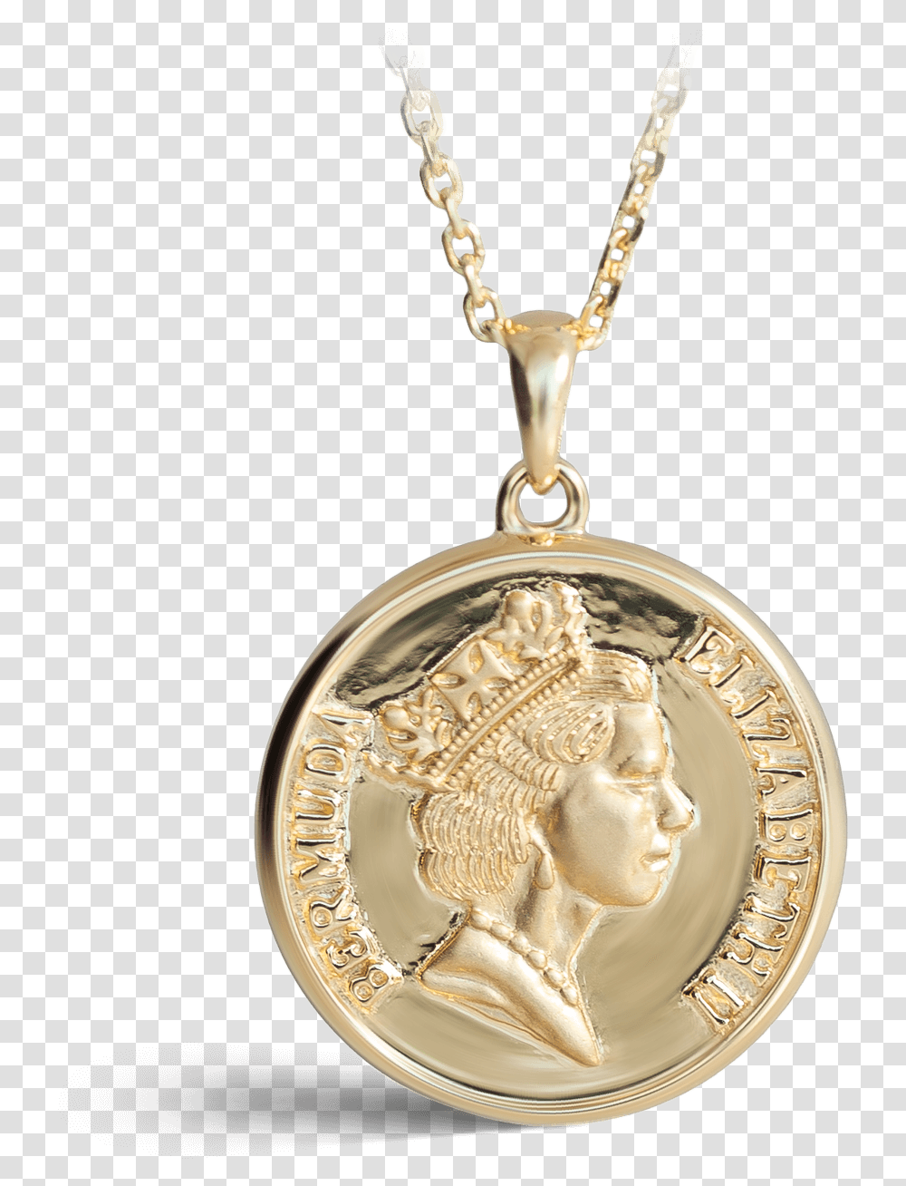 Bermuda Yellow Gold Coin Pendant Coin Pendant, Locket, Jewelry, Accessories, Accessory Transparent Png