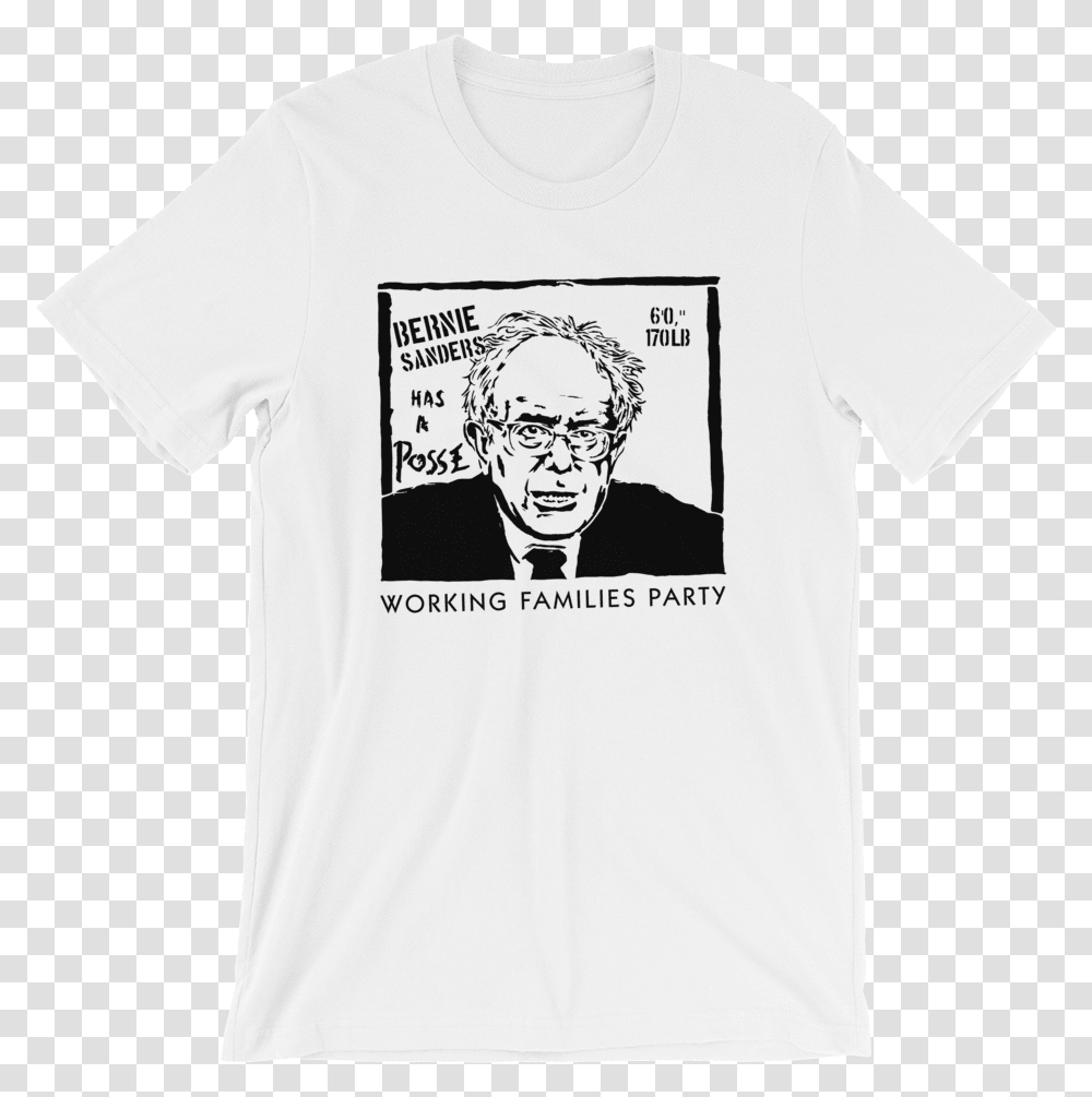 Bernie Has A Posse T Shirt By Jeremy Merrill S Men Bali Indonesia Silhouette Tshirts, Apparel, T-Shirt, Person Transparent Png