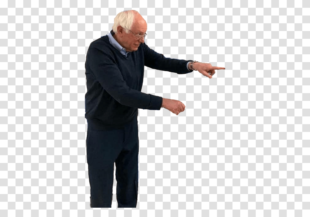Bernie Meme Financial Support, Person, Performer, Hand, Finger Transparent Png