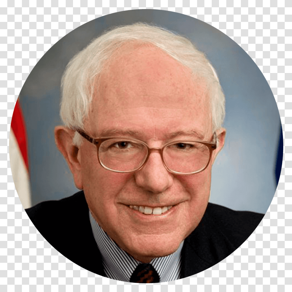 Bernie Sanders Face, Head, Person, Glasses, Accessories Transparent Png