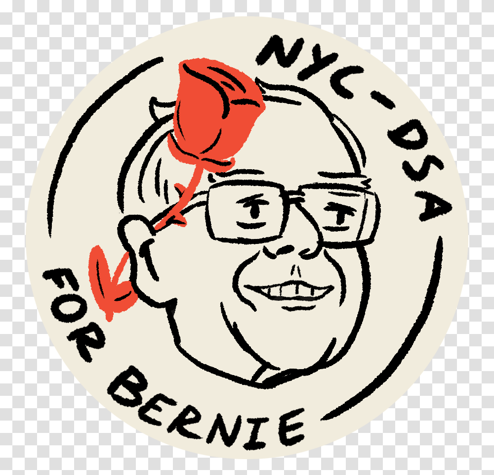 Bernie Sanders Face, Label, Sticker, Logo Transparent Png