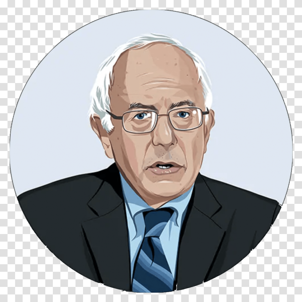 Bernie Sanders, Head, Tie, Accessories, Face Transparent Png