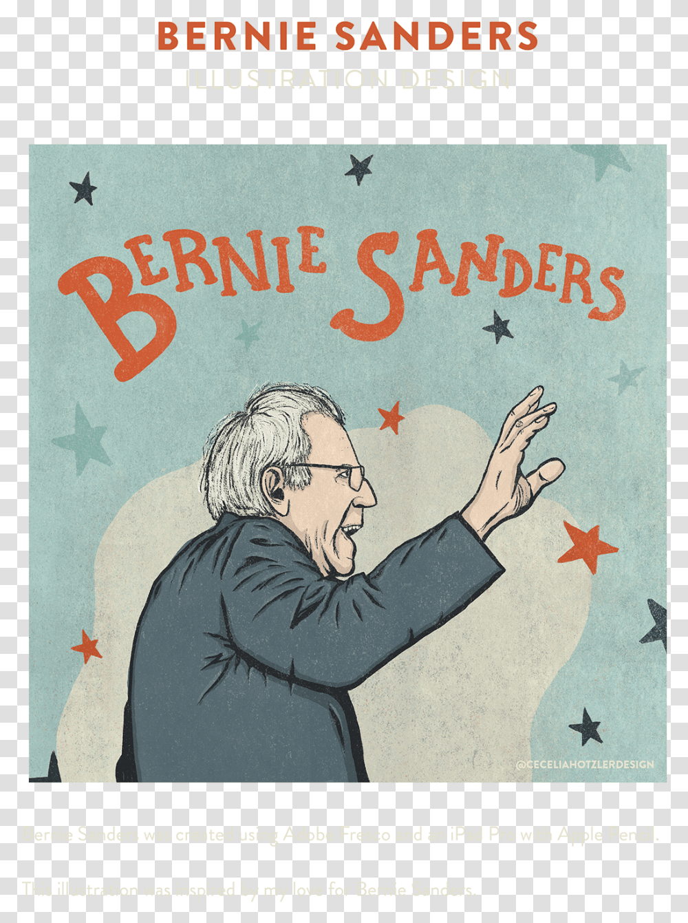 Bernie Sanders Illustration Poster, Person, Advertisement, Art, Flyer Transparent Png