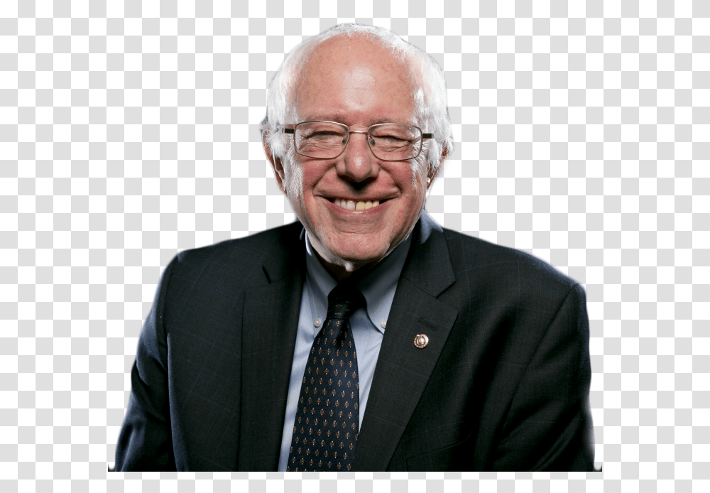 Bernie Sanders No Background, Tie, Accessories, Suit, Overcoat Transparent Png