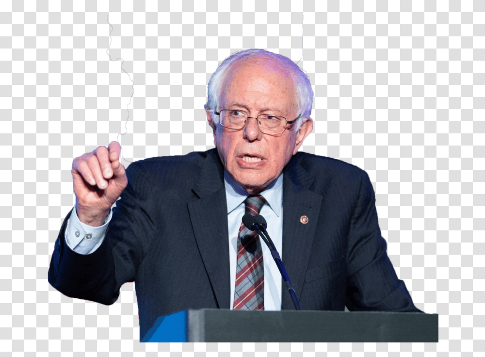 Bernie Sanders, Tie, Person, Suit Transparent Png
