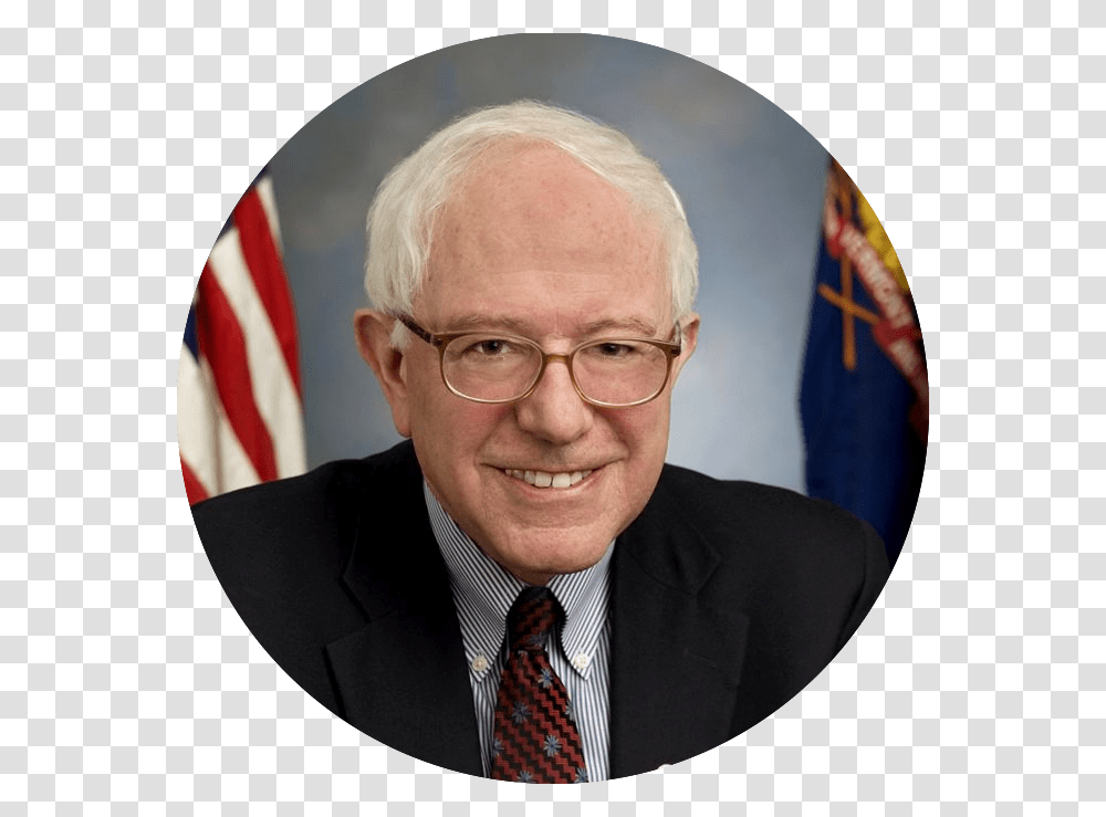 Bernie Sanders Us Senator Bernie Sanders, Tie, Accessories, Person, Glasses Transparent Png