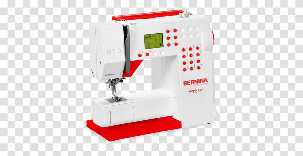 Bernina 215 Simply Red, Machine, Sewing Machine, Electrical Device, Appliance Transparent Png