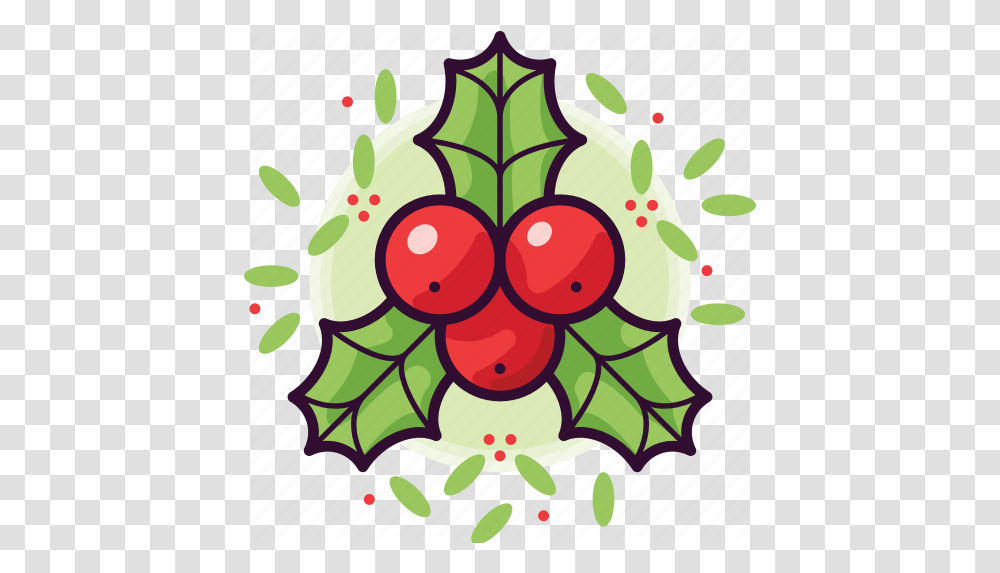 Berry Christmas Holly Leaf Nature Christmas Holly Cartoon, Graphics, Plant, Tree, Floral Design Transparent Png