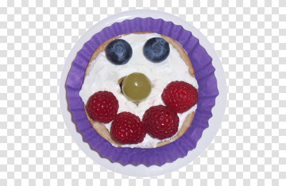 Berry Funny Face Birthday Cake, Plant, Dessert, Food, Egg Transparent Png
