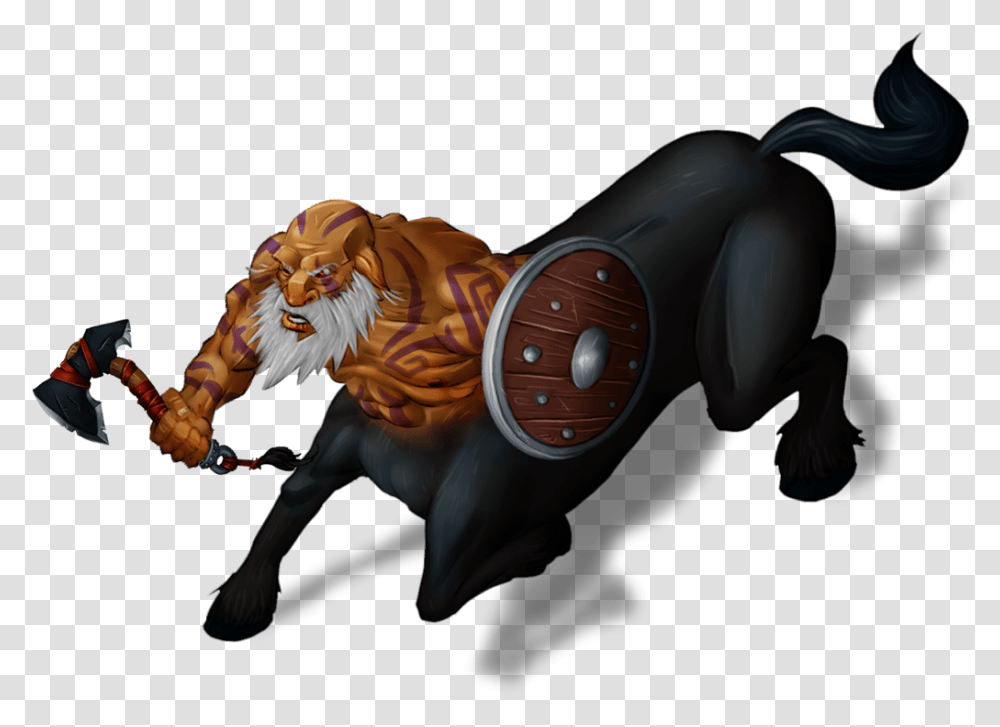 Berserkershield Dungeons & Dragons Clipart Full Centaur, Animal, Mammal, Outdoors, Guitar Transparent Png