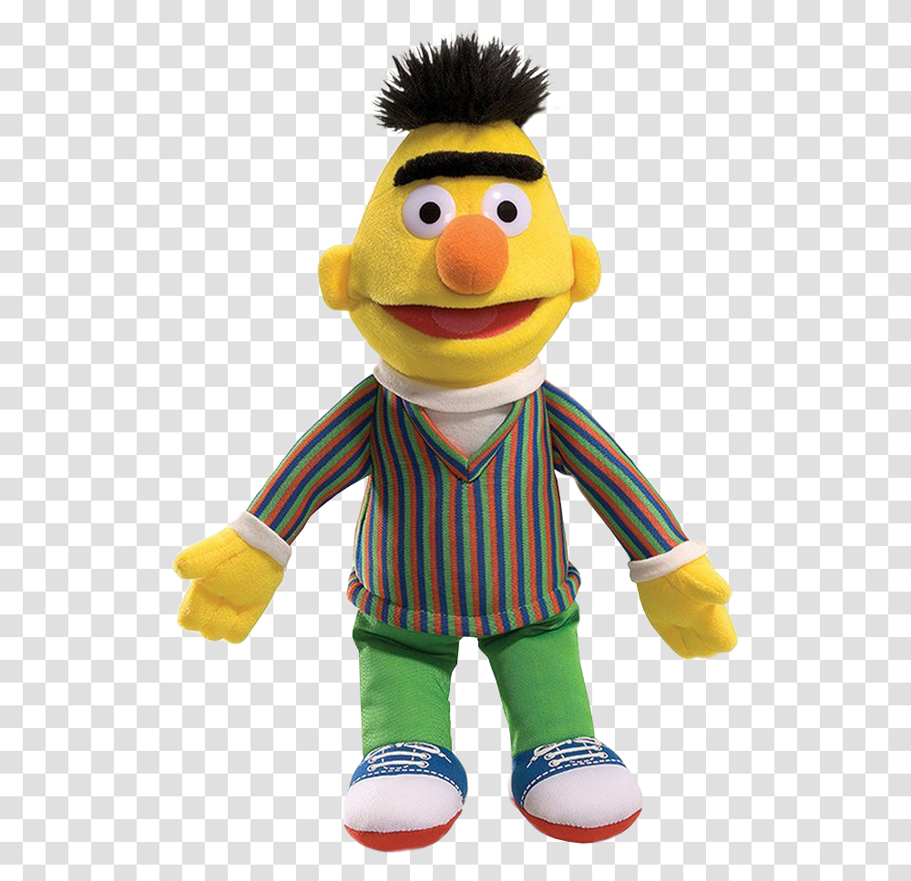 Bert Sesame Street Sesame Street Bert Toy, Doll, Plush, Person, Human Transparent Png