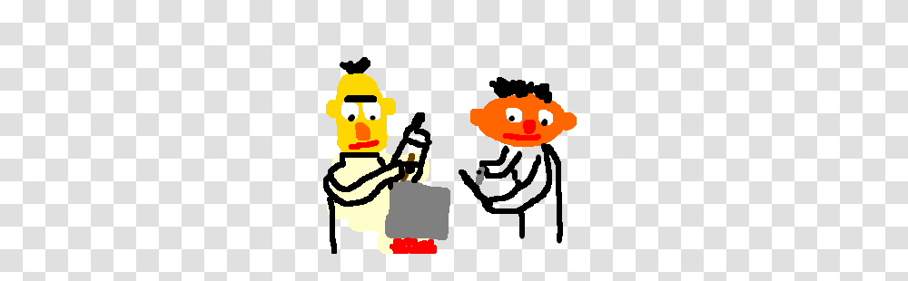 Bert Teaches Ernie How To Cook Transparent Png