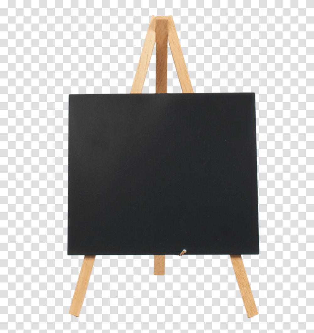Berties Wooden Mini Chalkboard Easel Natural 24 X Black Board With Stand, Bag, Blackboard, Monitor, Screen Transparent Png