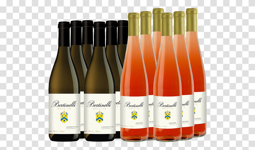 Bertinelli Estates Wine Set 12 Bottle All White Glass Bottle, Alcohol, Beverage, Drink, Wine Bottle Transparent Png
