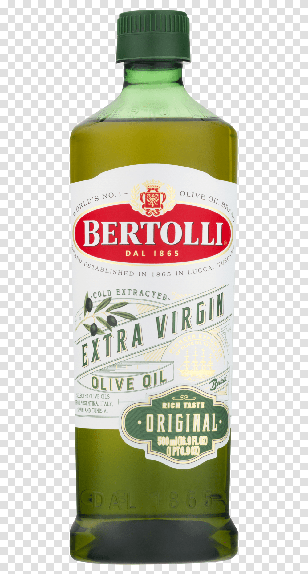 Bertolli Extra Virgin Olive Oil, Liquor, Alcohol, Beverage, Drink Transparent Png