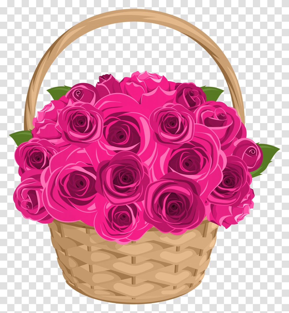 Best 47 Basket Background Basket Of Roses, Plant, Flower, Blossom, Flower Arrangement Transparent Png