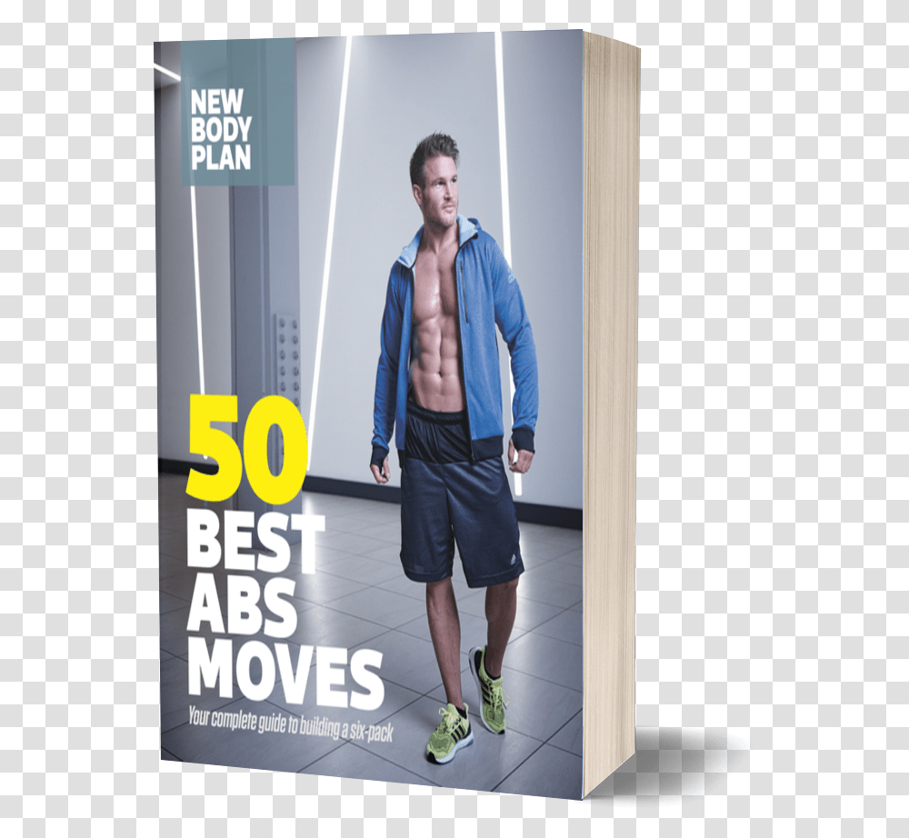 Best Ab Moves Cover Banner, Shorts, Apparel, Person Transparent Png