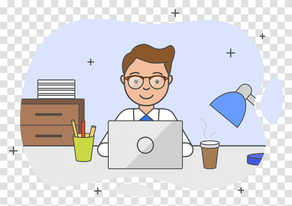 Best Accounting Software For Small Businesses Cartoon, Reading, Scientist, Drawing Transparent Png