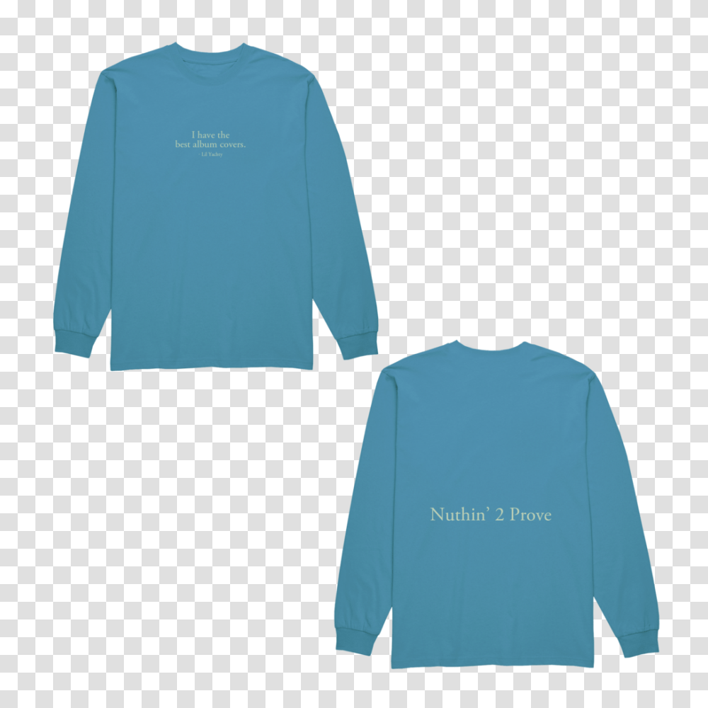 Best Album Quote Crewneck Digital Lil Yachty Store, Sleeve, Apparel, Long Sleeve Transparent Png