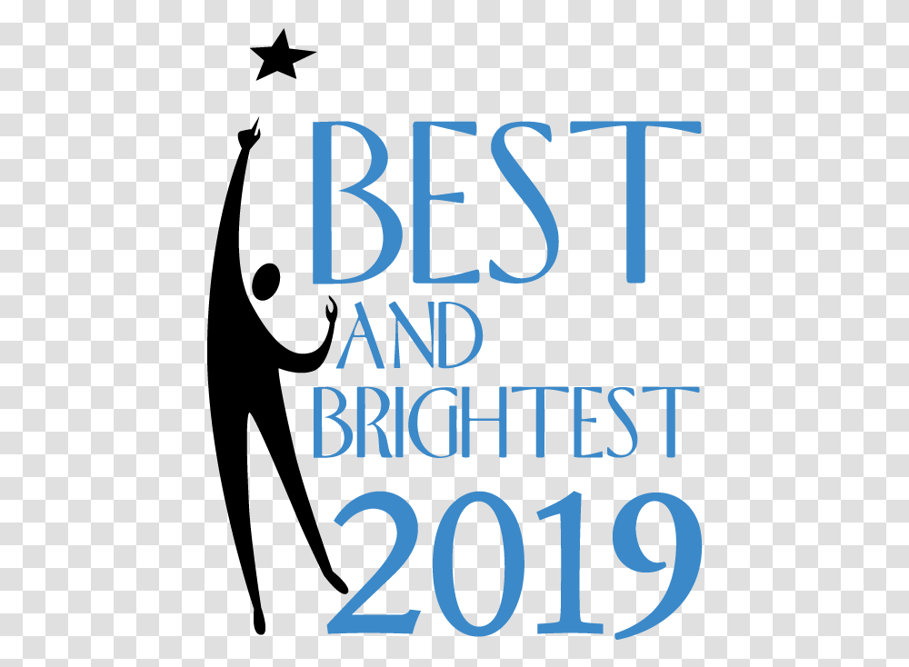 Best And Brightest Award 2019Class Img Responsive, Alphabet, Poster, Advertisement Transparent Png