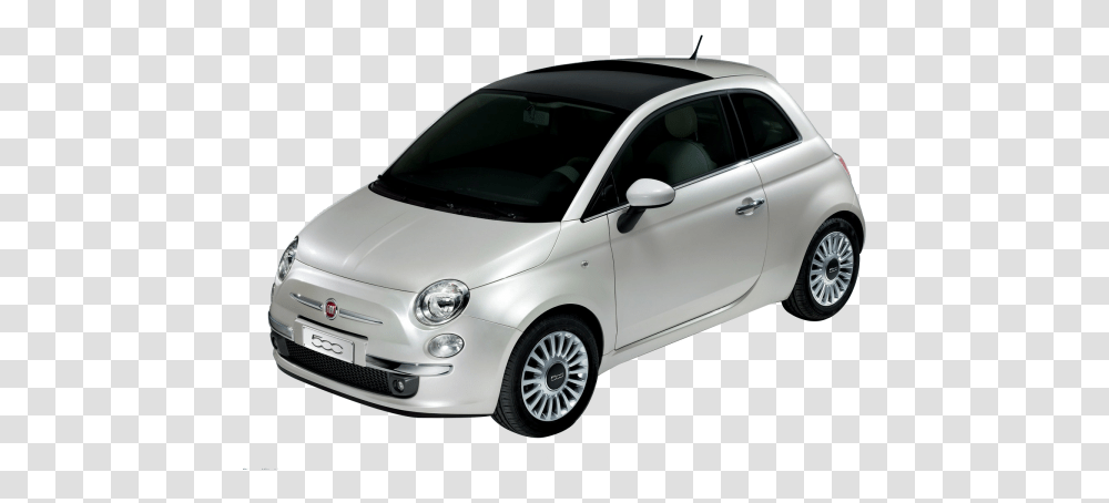 Best Background Images Fiat 500 White Background, Car, Vehicle, Transportation, Sedan Transparent Png
