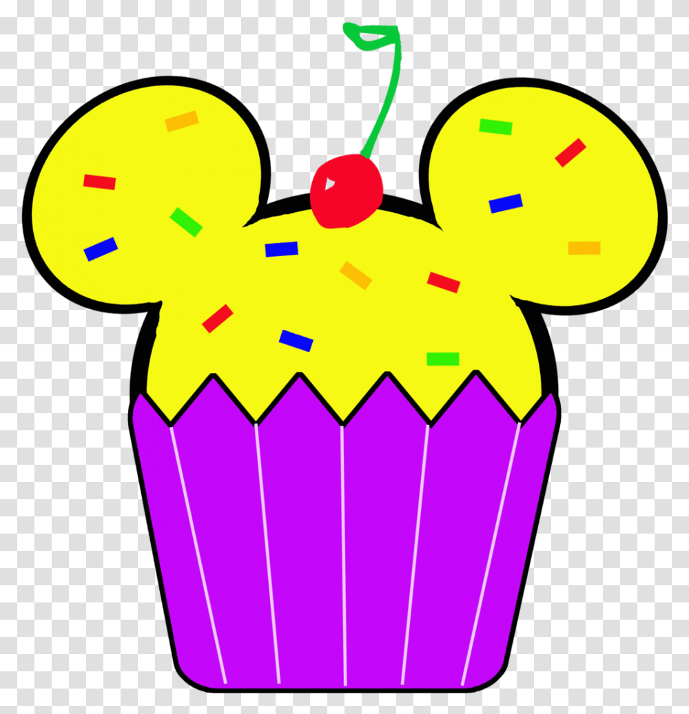Best Birthday Cupcake Clipart 20726 Clipartioncom Minnie Mouse Birthday Girl, Cream, Dessert, Food, Creme Transparent Png