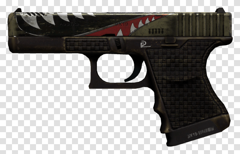 Best Black Csgo Skins Clipart Glock 18 Csgo Fade, Gun, Weapon, Weaponry, Handgun Transparent Png