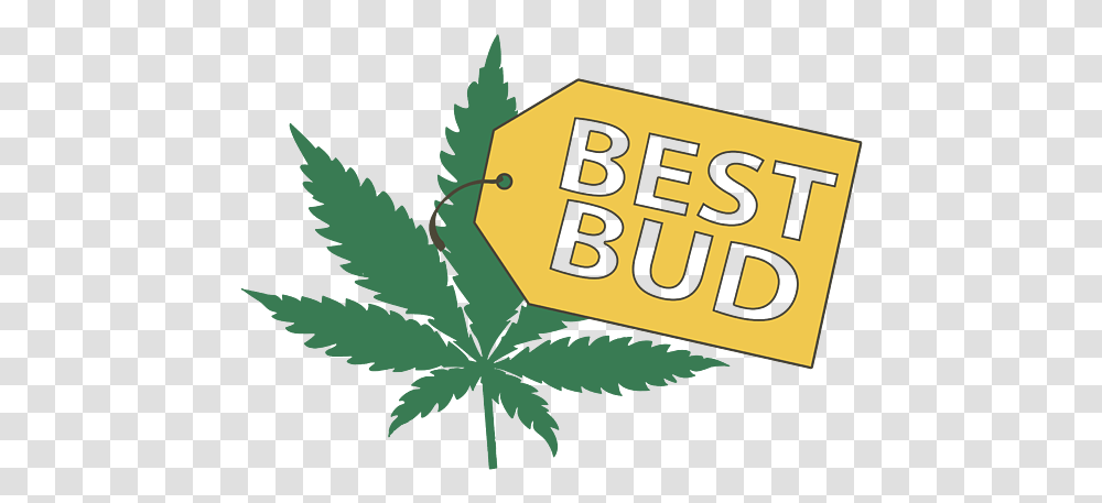 Best Bud Store Joke Pot Weed Smoke High Vape Marijuana Leaf Funny Tote Bag Dibujo De Chala De Marihuana, Plant, Hemp Transparent Png