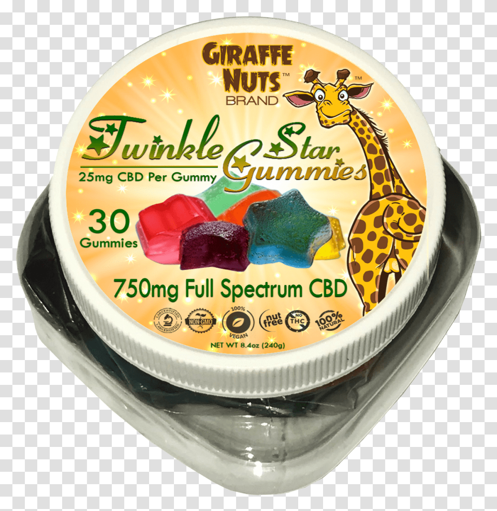 Best Cbd Gummies Giraffe Nuts Twinkle Star Gummies, Dessert, Food, Birthday Cake, Sweets Transparent Png