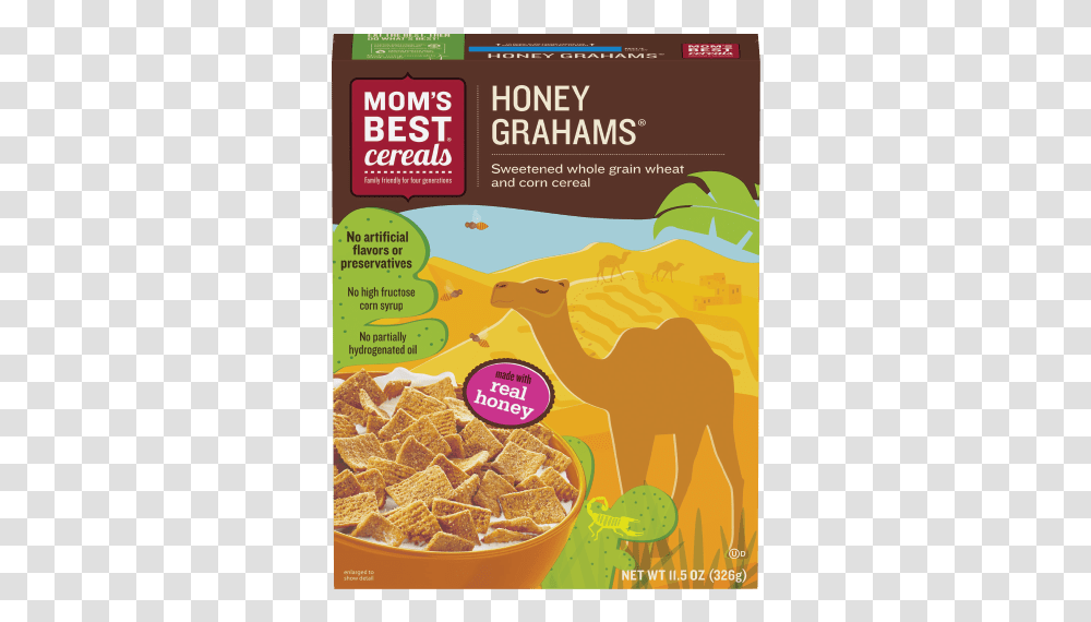 Best Cereal Honey Grahams, Advertisement, Poster, Mammal, Animal Transparent Png