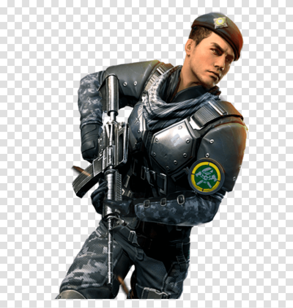Best Character In Free Fire 2019, Person, Human, People, Army Transparent Png