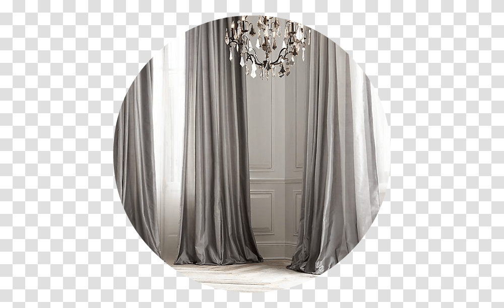 Best Color Drapes For Gray Walls, Lamp, Curtain, Chandelier, Furniture Transparent Png