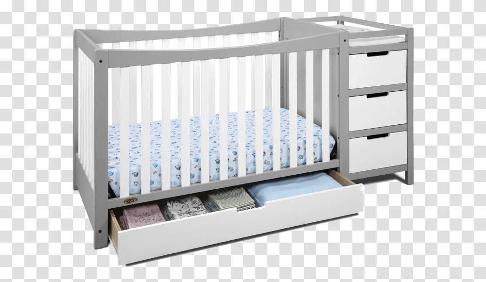 Best Combo Crib With Changer Crib And Changing Table, Furniture Transparent Png