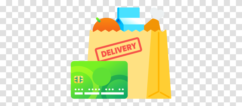 Best Credit Cards For Food Delivery Vertical, Bag, Text, Bottle, Shopping Bag Transparent Png