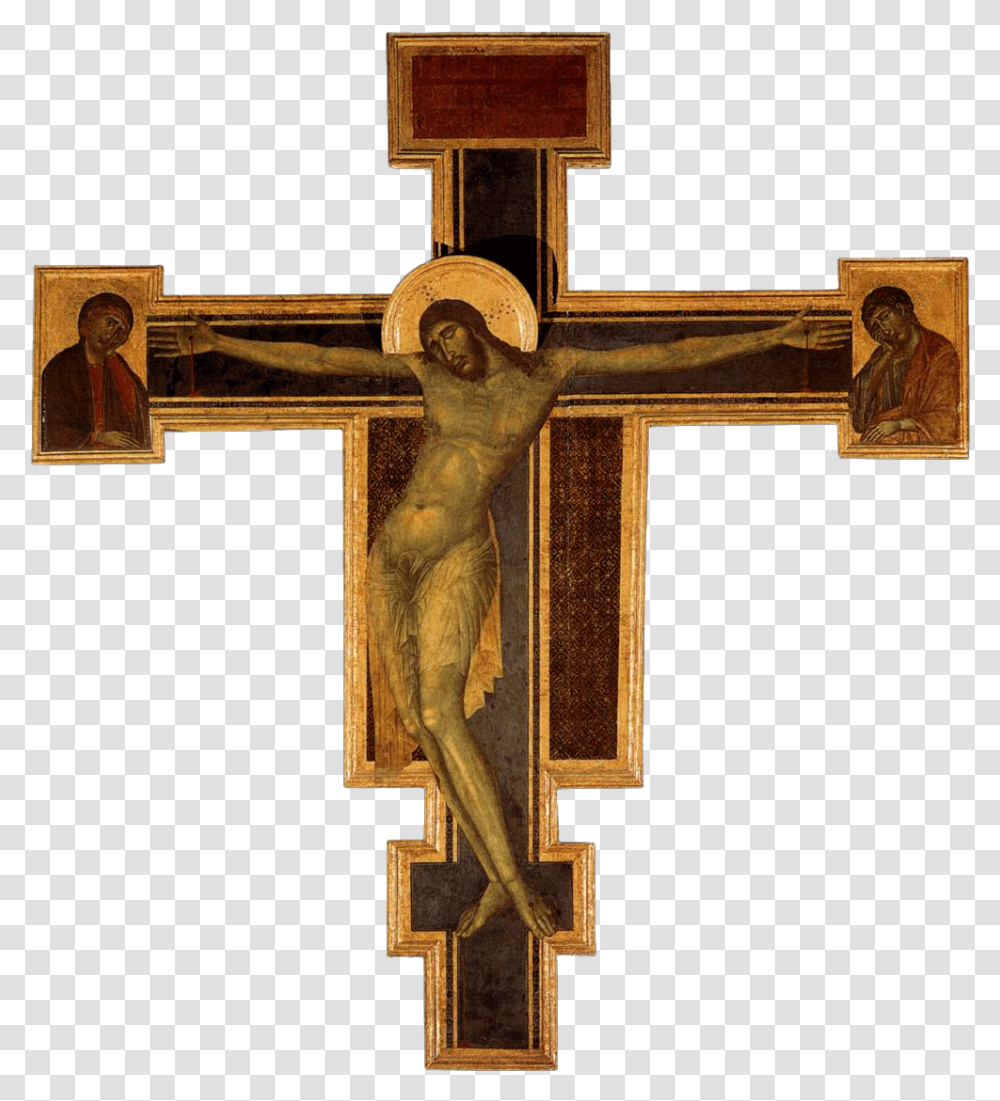 Best Crucifix Clipart Cimabue Crucifix, Cross, Person, Human Transparent Png