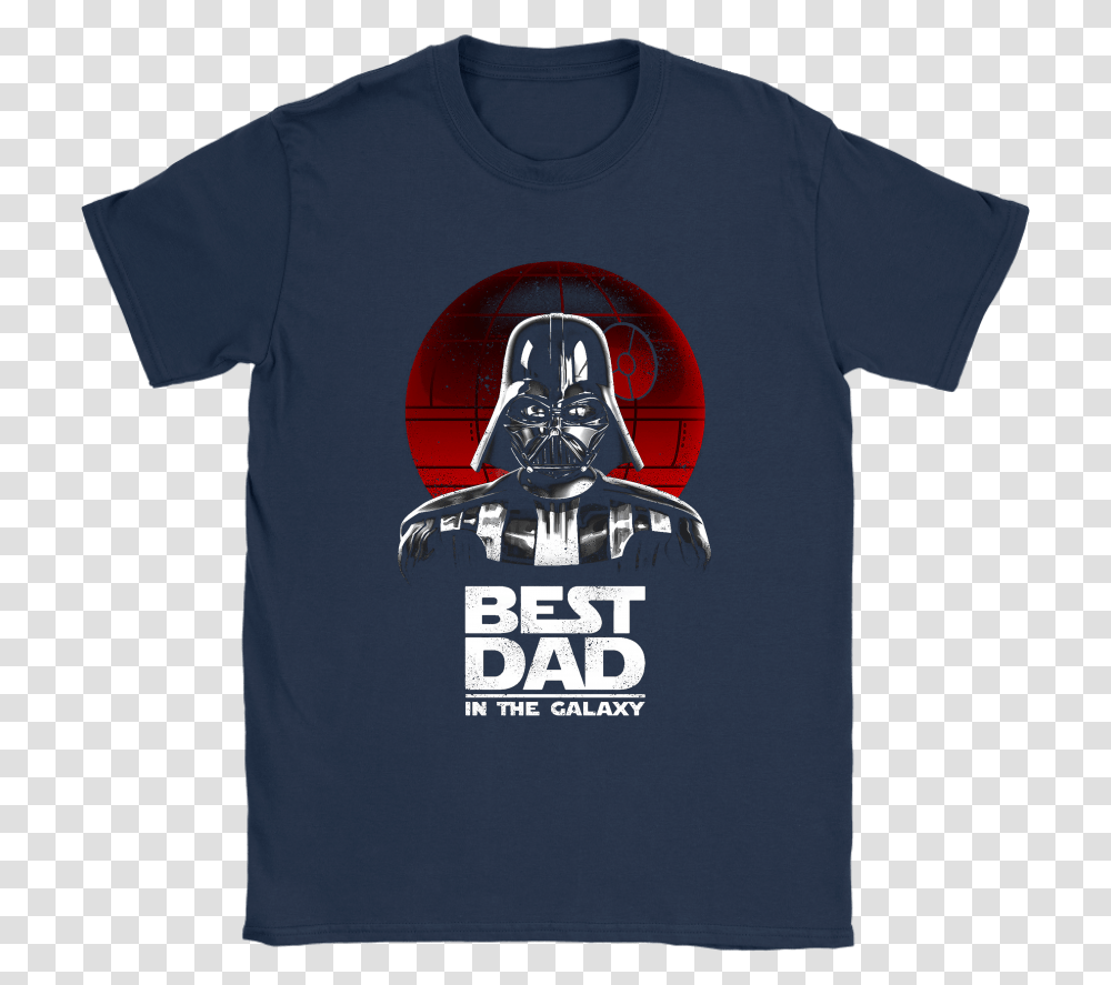 Best Dad In The Galaxy Darth Vader Star Wars Shirts Fathers Day World Of Warcraft, Apparel, T-Shirt Transparent Png