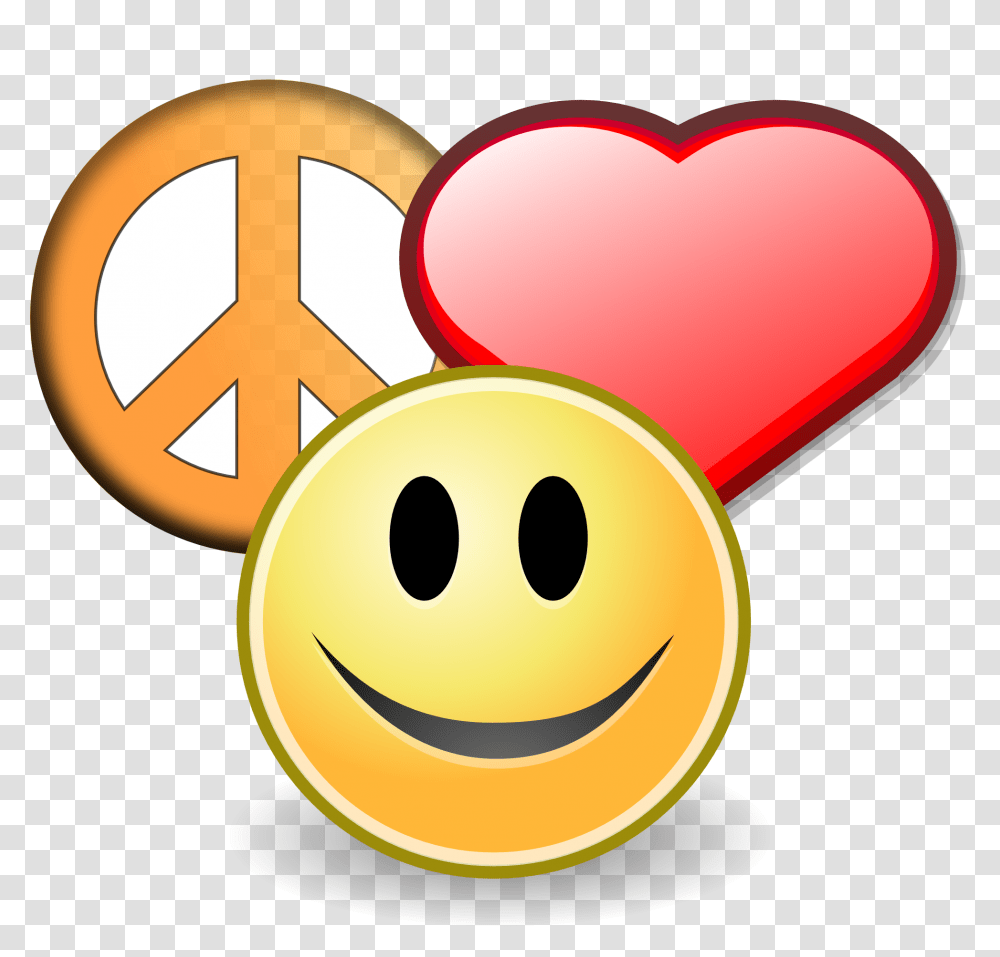 Best Emoticons Of Emojis Images Emoticon Smiley Emoji Love Peace And Kindness, Heart, Ball, Food, Label Transparent Png