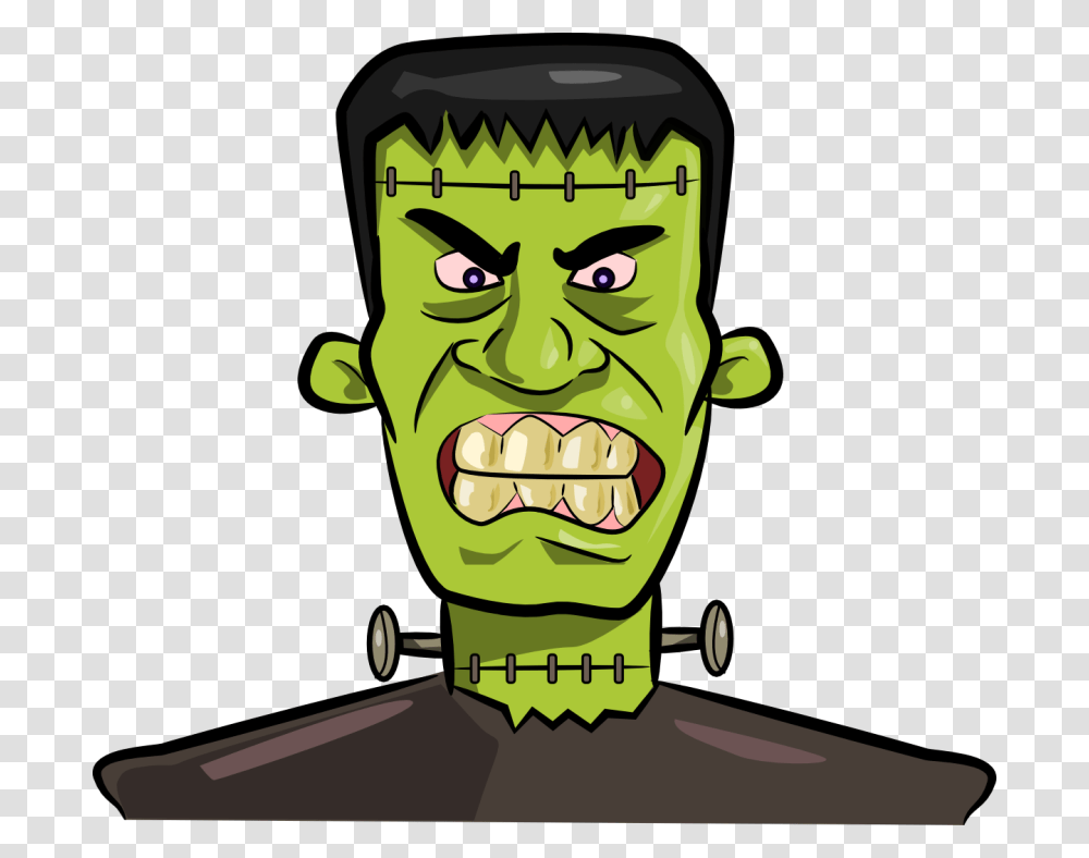 Best Frankenstein Clipart, Jaw, Teeth, Mouth Transparent Png