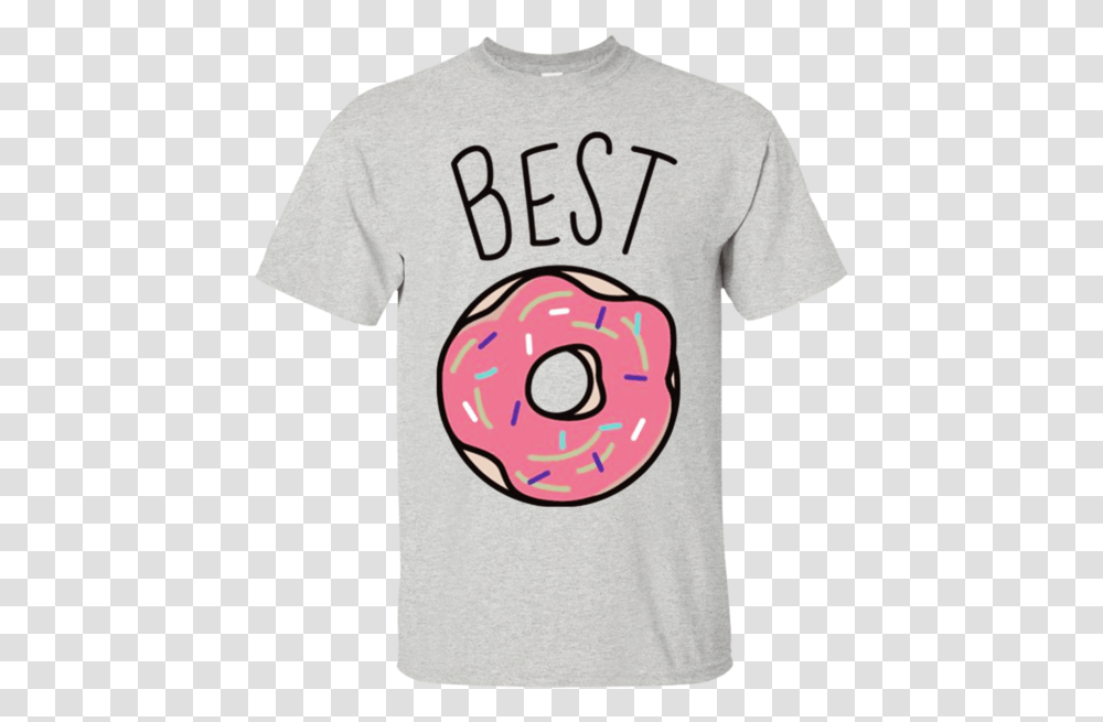 Best Friends Coffee And Donut Best Friends Donut And Coffee, Apparel, T-Shirt, Sweets Transparent Png