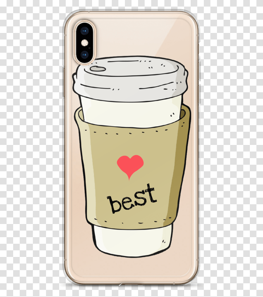 Best Friends Coffee And Donuts Iphone Case For All Cartoon, Milk, Beverage, Drink, Bucket Transparent Png